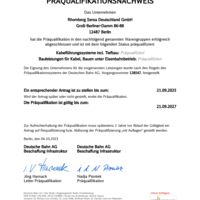 Pos. 7 - DB Präqualifikation Kabelbau - RSD