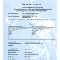 Pos. 5 - DVS SLV Hannover - Schweißzulassung SIT GmbH
