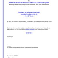 Pos. 8 - DQB Präqualifikation - RSD