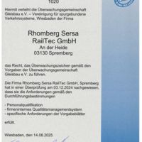 Pos. 10 - 141107_Urkunde_UEZ_Gleisbau_e.V