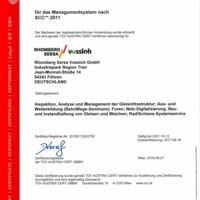 Ce 51AU SCC-Zertifikat Rhomberg Sersa Service GmbH DE