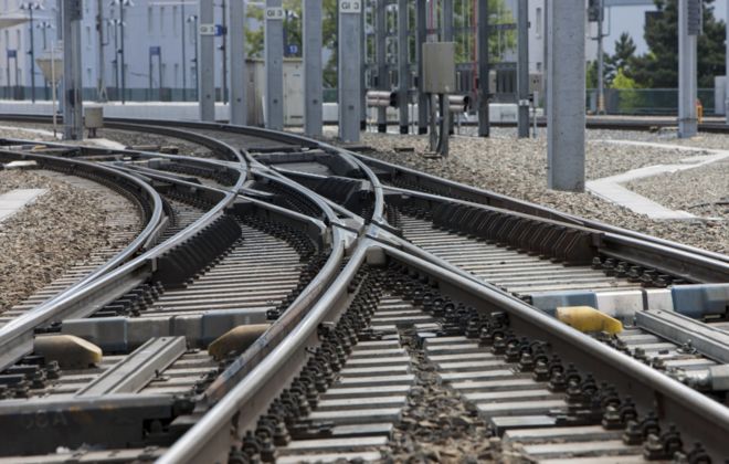 Schotteroberbau Gleise und Weichen